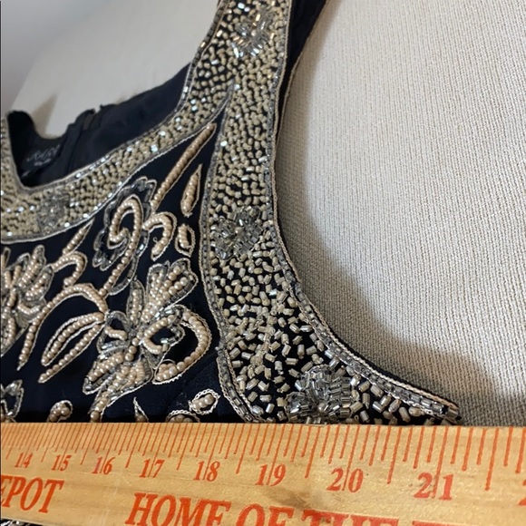 Vintage JKARA NEW YORK Beaded Blouse Size XL - Picture 9 of 14